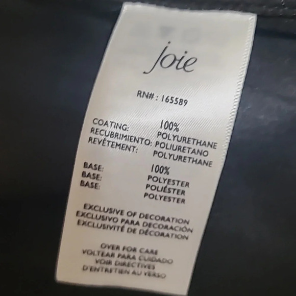 Joie Faux Leather Pants - Size 8 - Picture 7 of 9